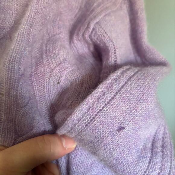 Free People Riviera Cashmere Turtleneck Cropped Oversized Sweater, size xs - Picture 11 of 13